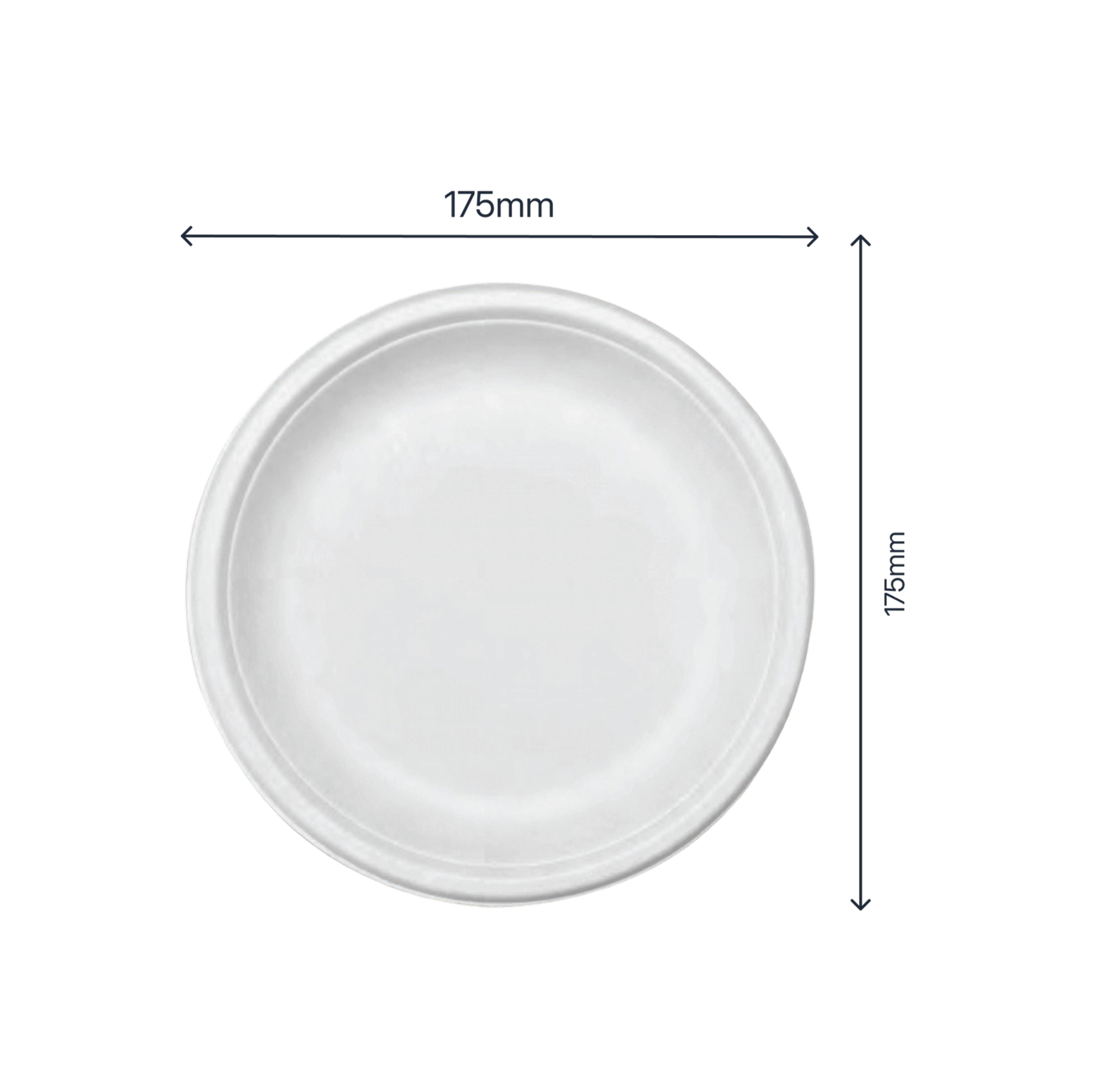 9" Round Plate (Plain) - product photo 2