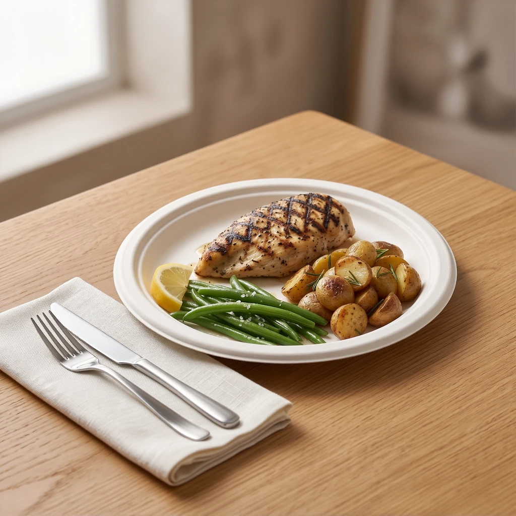 9" Round Plate (Plain) - product photo 4